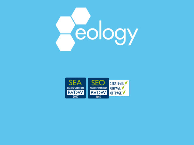 BVDW Qualitätszertifikate SEO & SEA für die eology GmbH