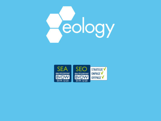 eology erneut mit Qualitätszertifikaten des BVDW ausgezeichnet