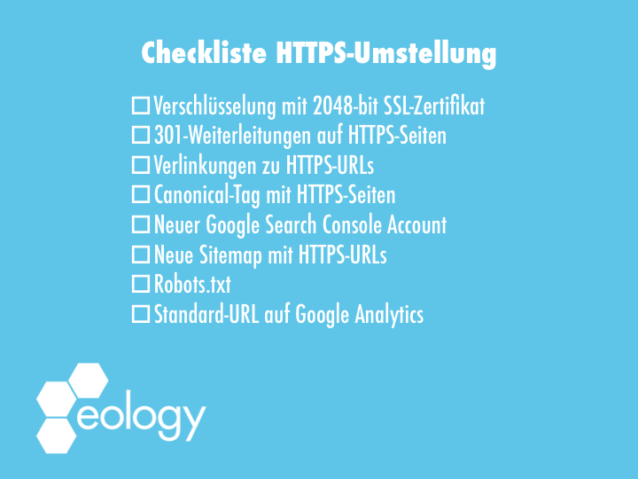 Checkliste HTTPS-Umstellung