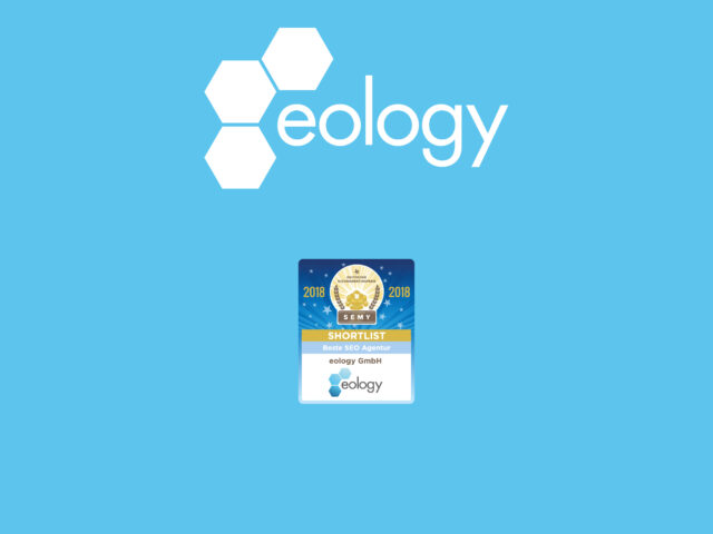 Semy Award 2018 – eology als beste SEO Agentur nominiert!