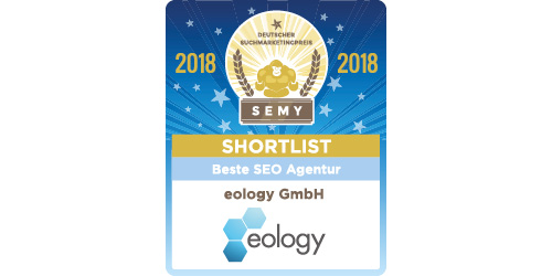 SEMY Award Shortlist Nominierung Beste SEO Agentur