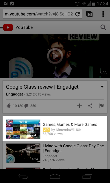 You can see an example of a YouTube Discovery ad. Here you can find the ad in the feed with similar videos. Source: Google Support