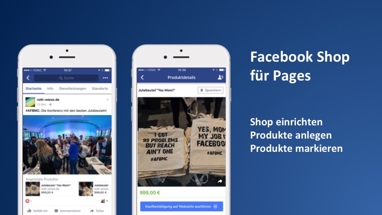 Facebook Shop für Pages