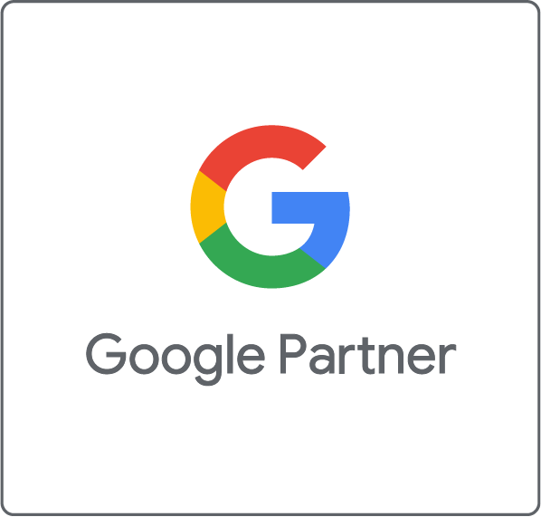 Das Bild zeigt das neue Google Partner Logo, das ab Juni 2021 in Kraft tritt