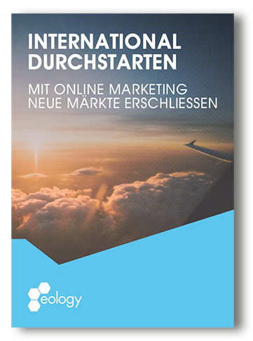 Titelseite des Whitepapers „International durchstarten – Mit Online Marketing neue Märkte erschließen“