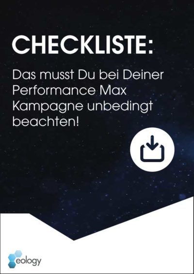 Checkliste PMax Kampagne