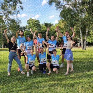Team eology beim 2. WVV Energie Firmenlauf in Würzburg